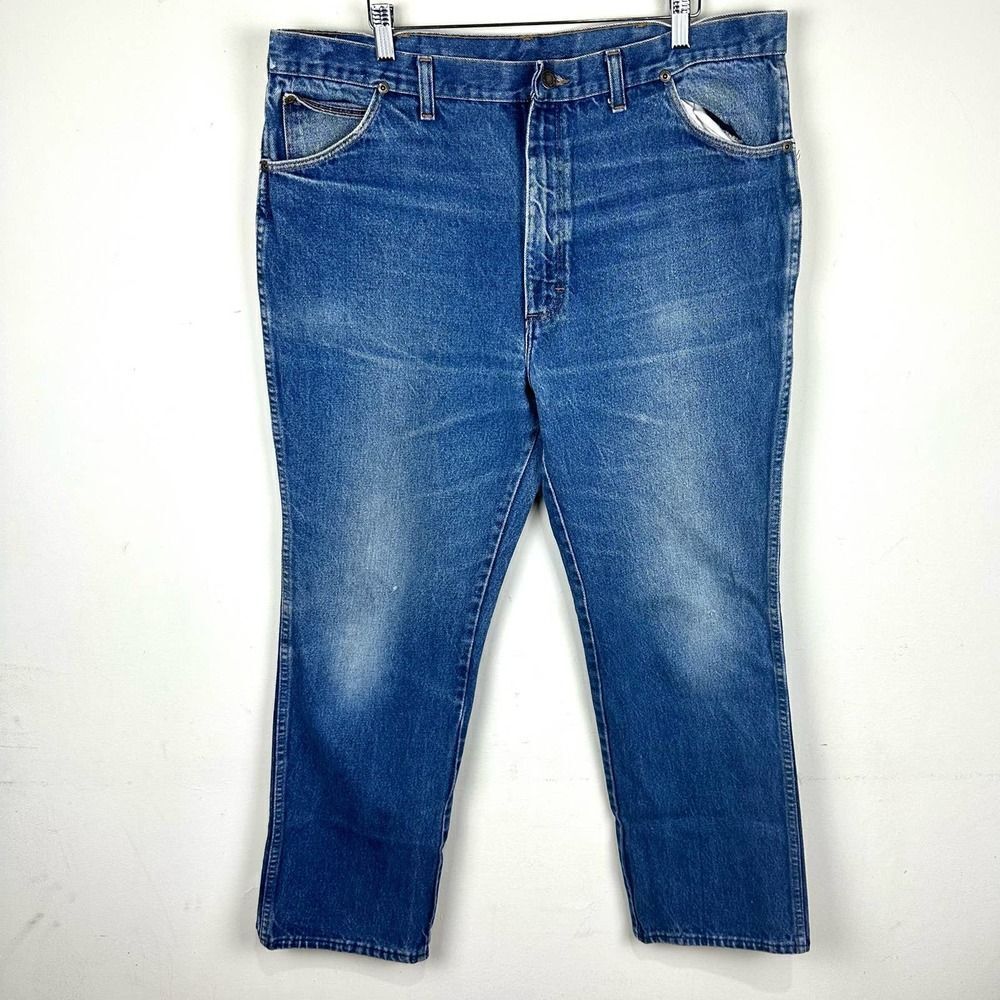 Wrangler Scovill Vintage USA Blue‎ Jeans Men’s 40 x 29 Read